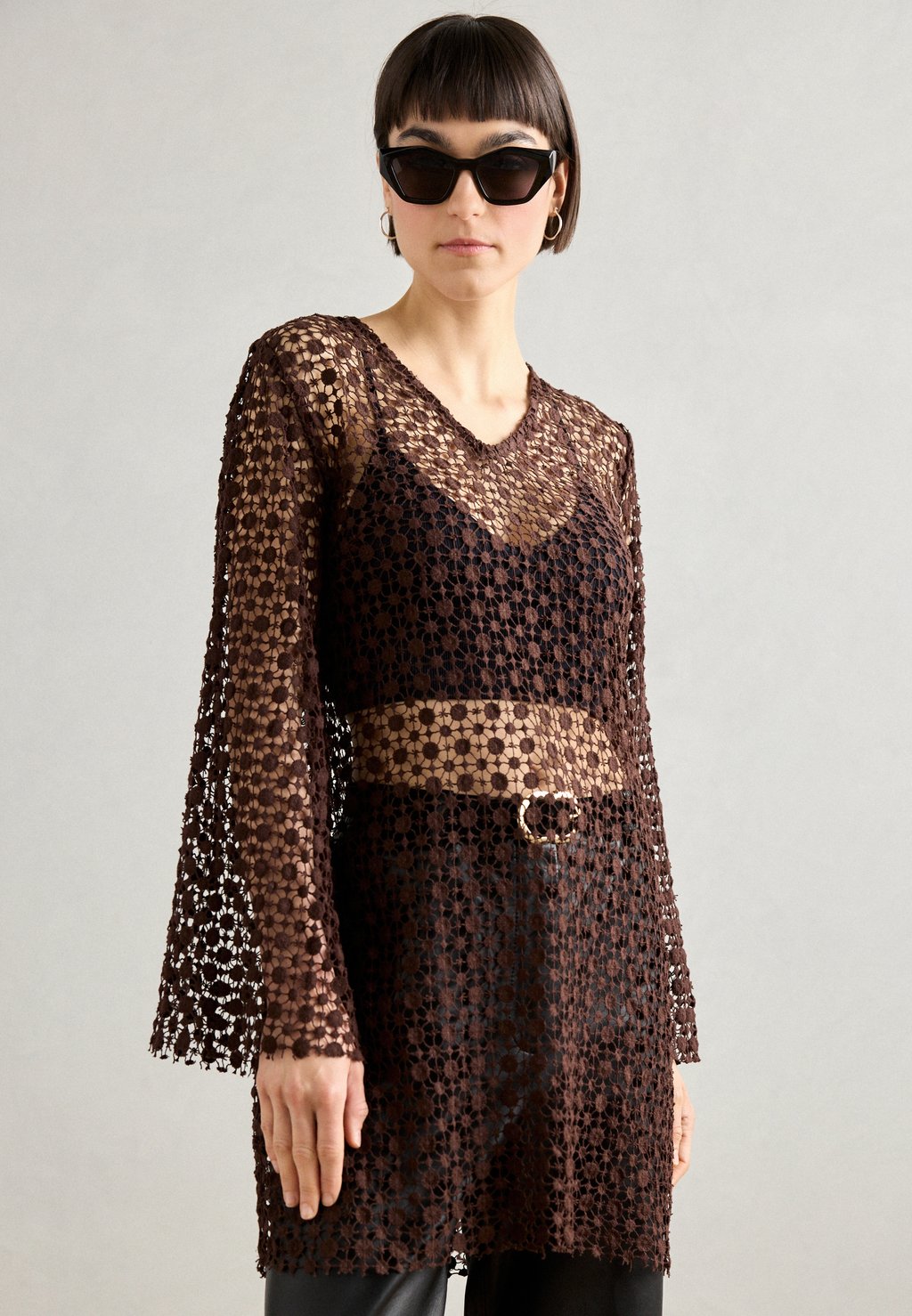 

Блуза GINIKA BLOUSE Heathe, светло-коричневый