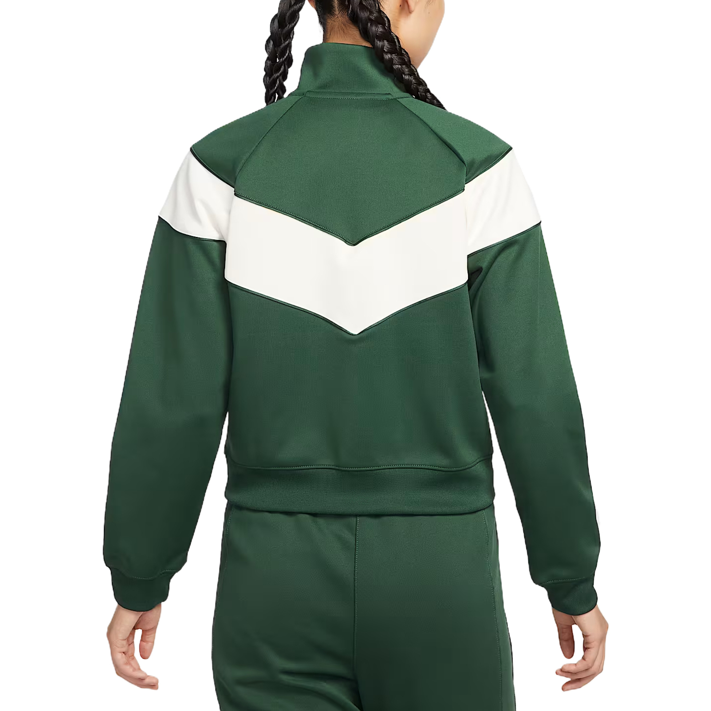 Куртка для тенниса Court Heritage Windrunner женская Nike, зеленый — фото 3