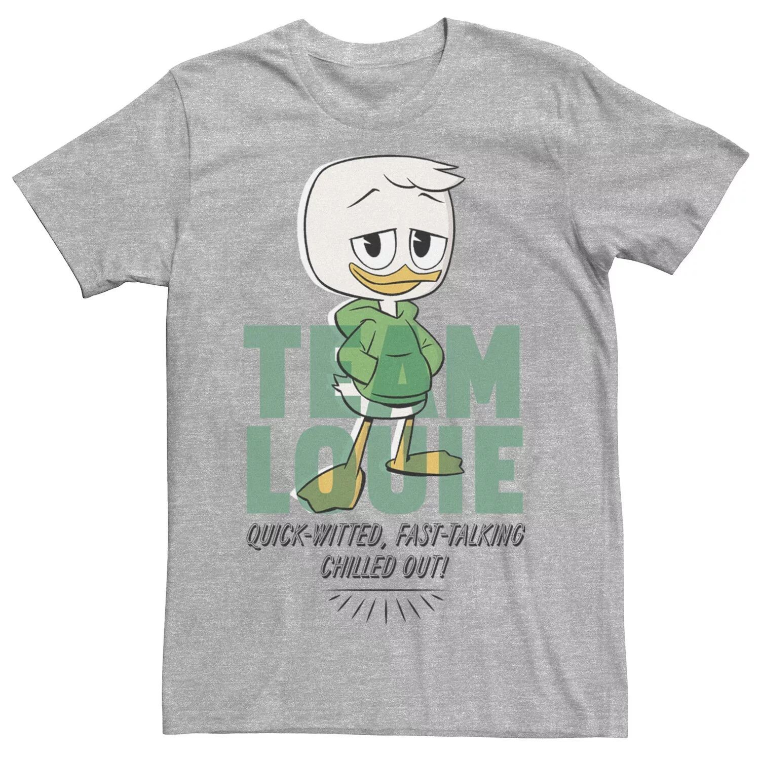 

Мужская футболка Disney DuckTales Team Louie Quick-Witted Chill Out Licensed Character
