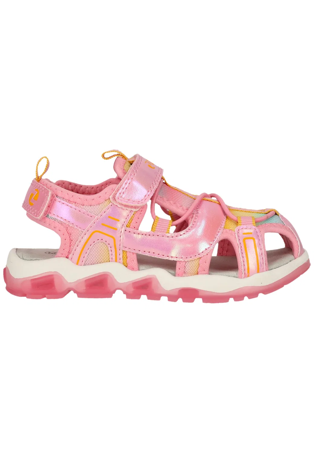 Сандалии с подсветкой, Zigzag, begonia pink