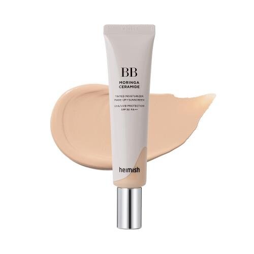 

Крем, 21C Светло-бежевый Heimish, Moringa Ceramine BB Cream SPF 30 PA++, BB-