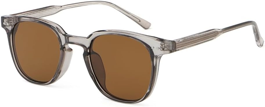 

Солнцезащитные очки из ацетата для мужчин и женщин, зеленые, коричневые, черные, квадратные, с защитой от УФ-излучения UV400, летний стиль, унисекс WNCKSQ, Gray With Brown