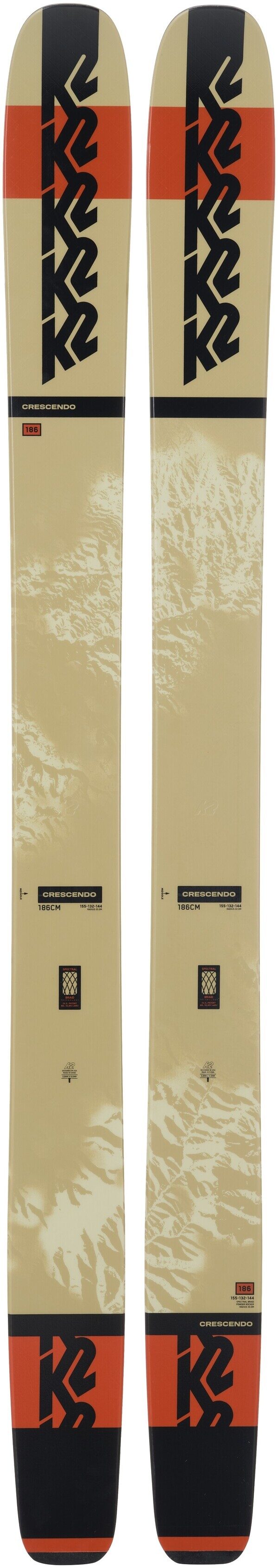 

Новые лыжи K2 Crescendo 2026 года, длина 177 см