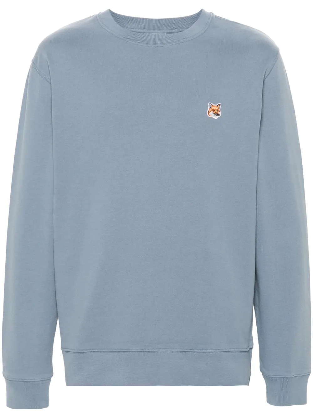 

Толстовка с нашивкой Fox Head Maison Kitsuné, синий