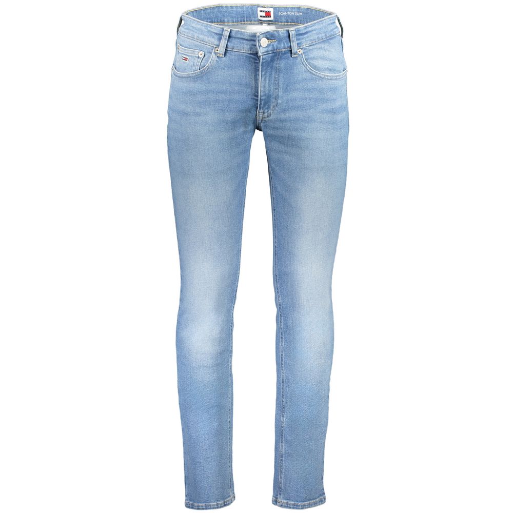 Джинсы и брюки из светло-голубого хлопка Tommy Hilfiger