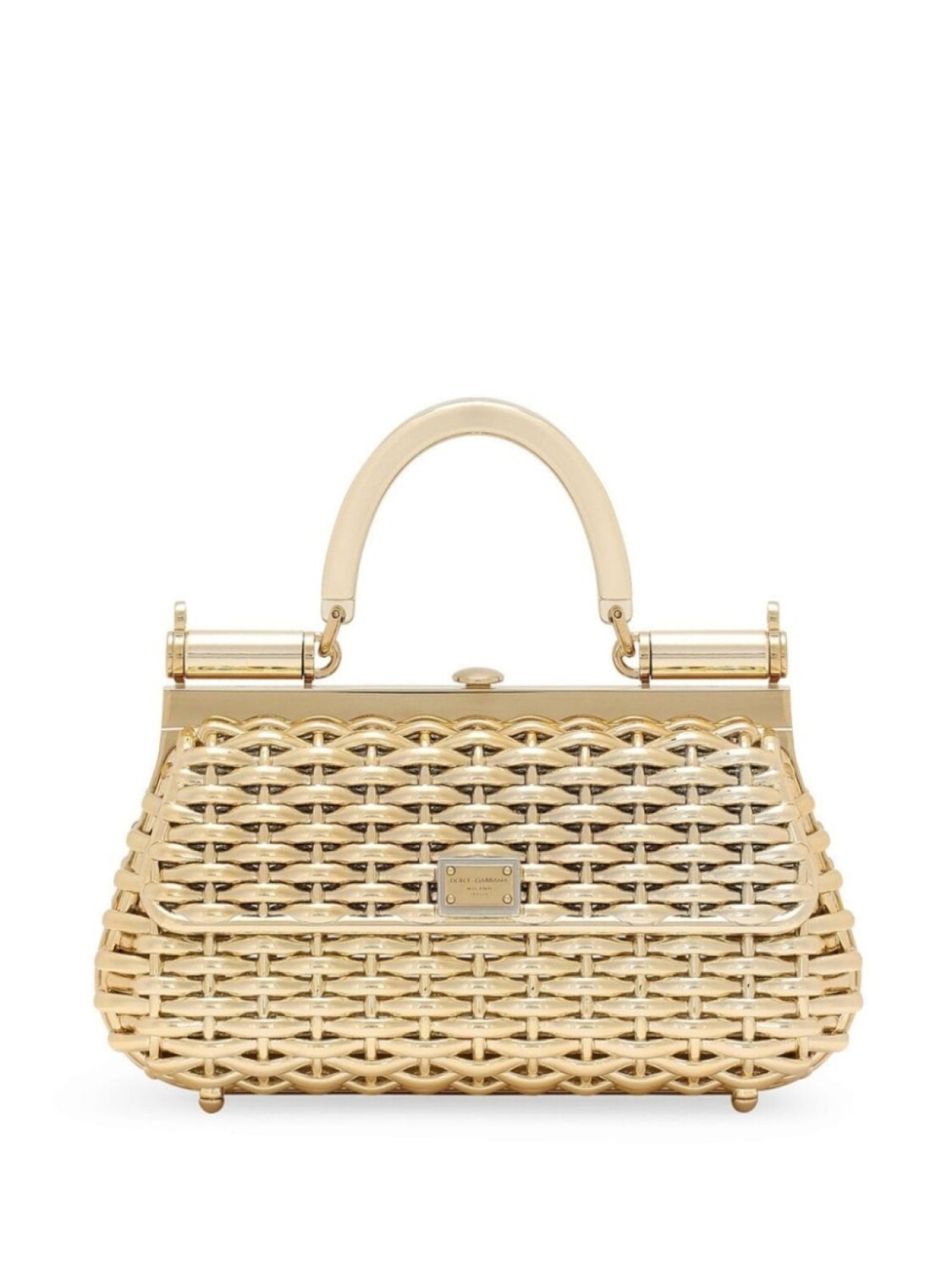 

Dolce & Gabbana мини-сумка Sicily, золотистый, Золотой, Dolce & Gabbana мини-сумка Sicily, золотистый