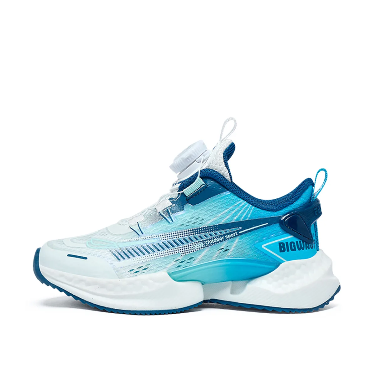 Детские кроссовки low top для бега BIG WASP, Ling Cloud Blue[Spring Summer Unlined Mesh]