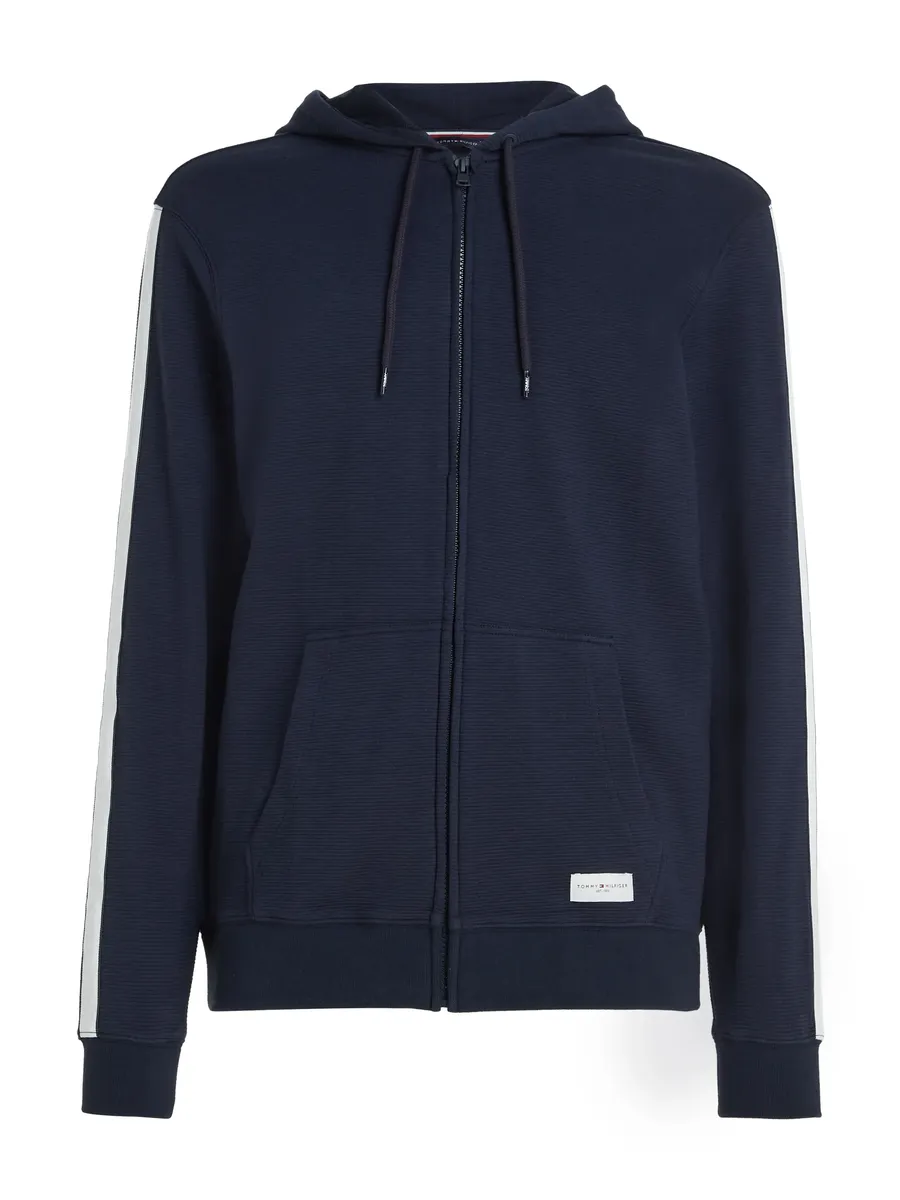 Толстовка Tommy Hilfiger Underwear "HWK FZ HOODIE" с фирменной этикеткой на рукавах, цвет Desert Sky — фото 4