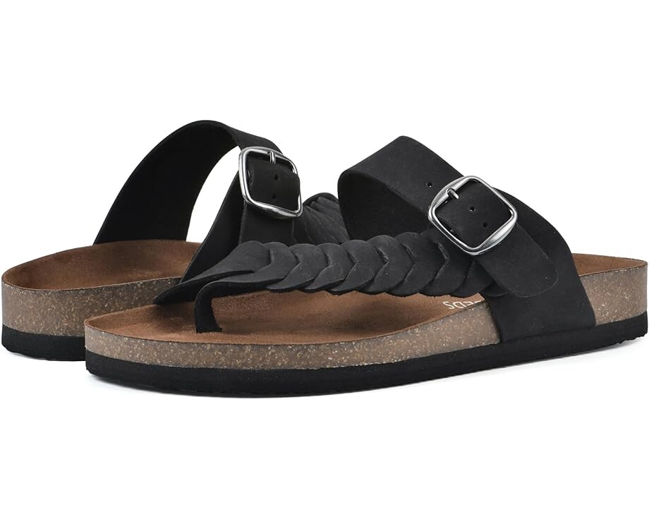

Сандалии White Mountain Happier, цвет Black/Nubuck