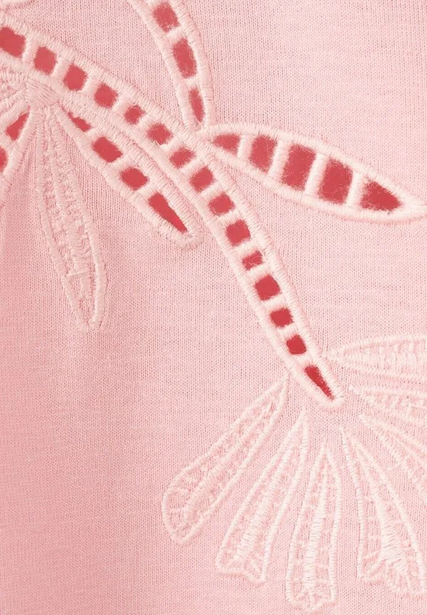 Футболка с детским принтом Mango Kids, Pink — фото 4