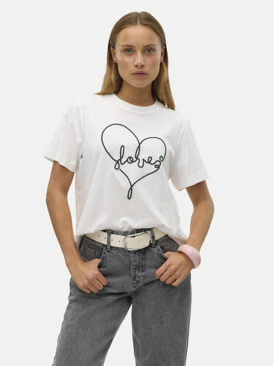 

Футболка свободного кроя Vero Moda, белый