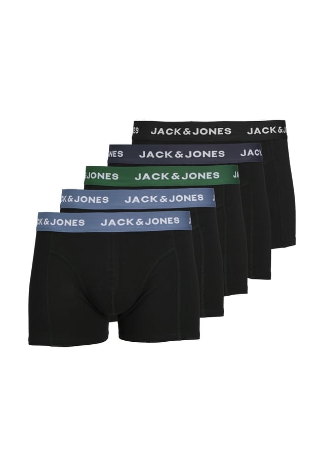 

Трусы сплошные трусы упаковка из 5 шт. Jack & Jones, черный