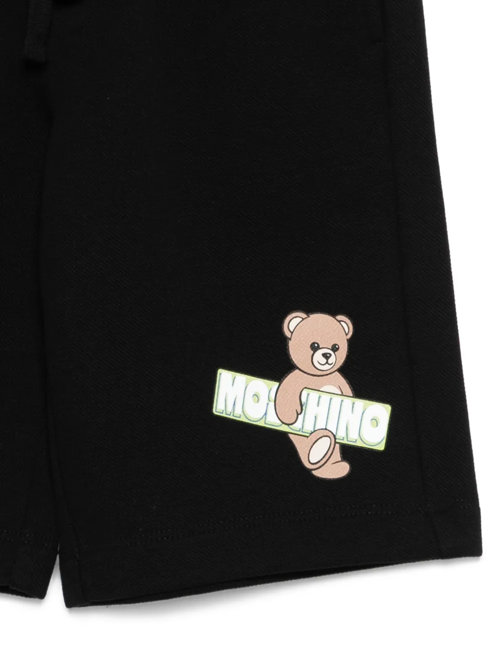 Шорты с принтом "Тедди" Moschino Kids, черный — фото 3