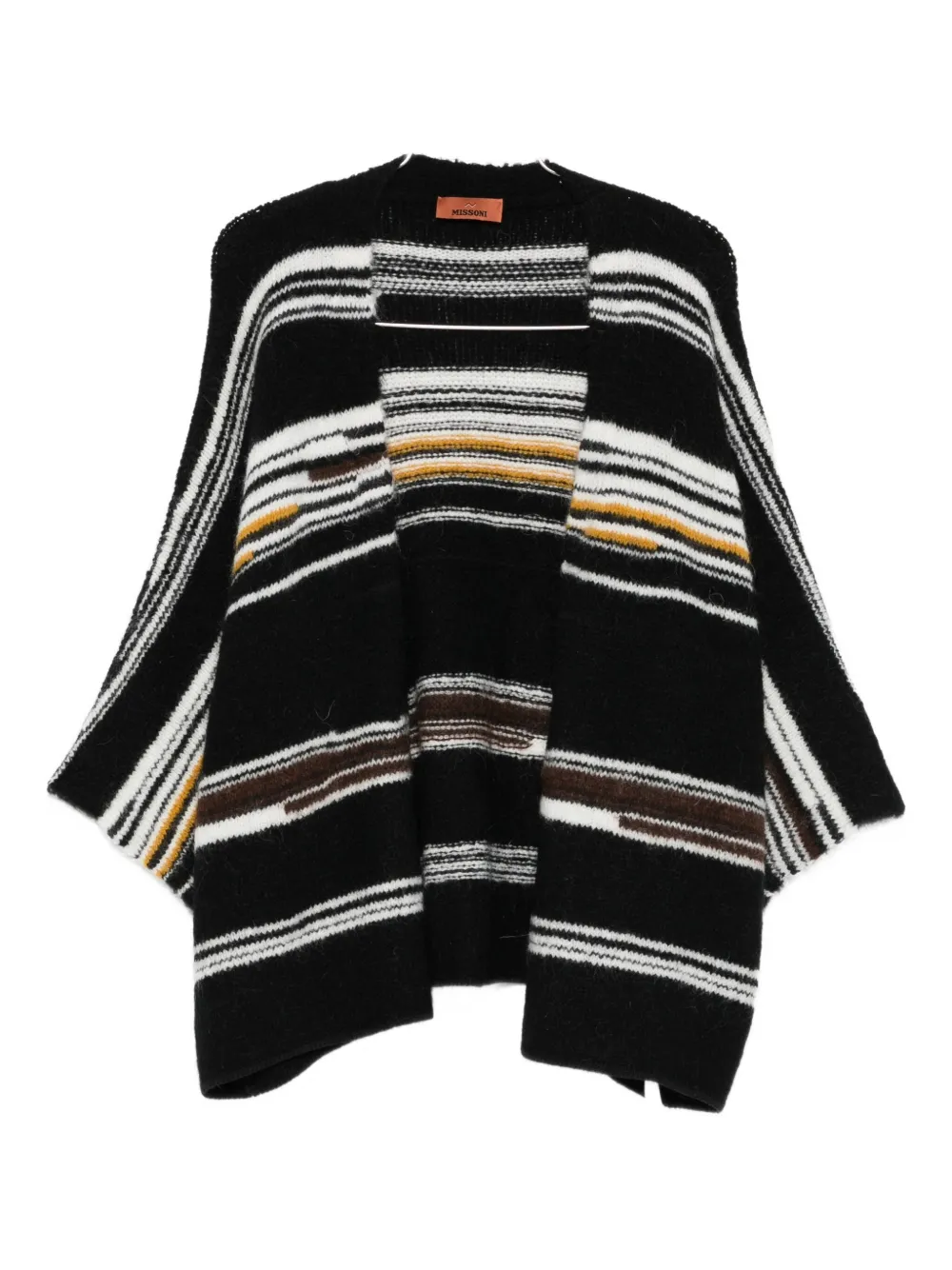

Полосатый кардиган с V-образным вырезом Missoni, черный