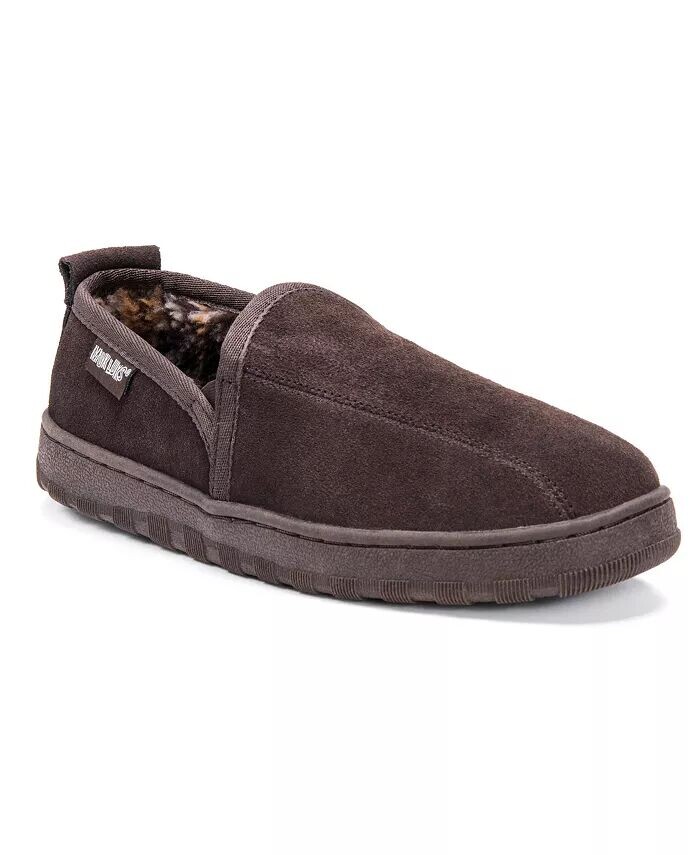

Мужские туфли Eric Printed Berber Suede Slip On, бежевый, 13 MUK LUKS, коричневый