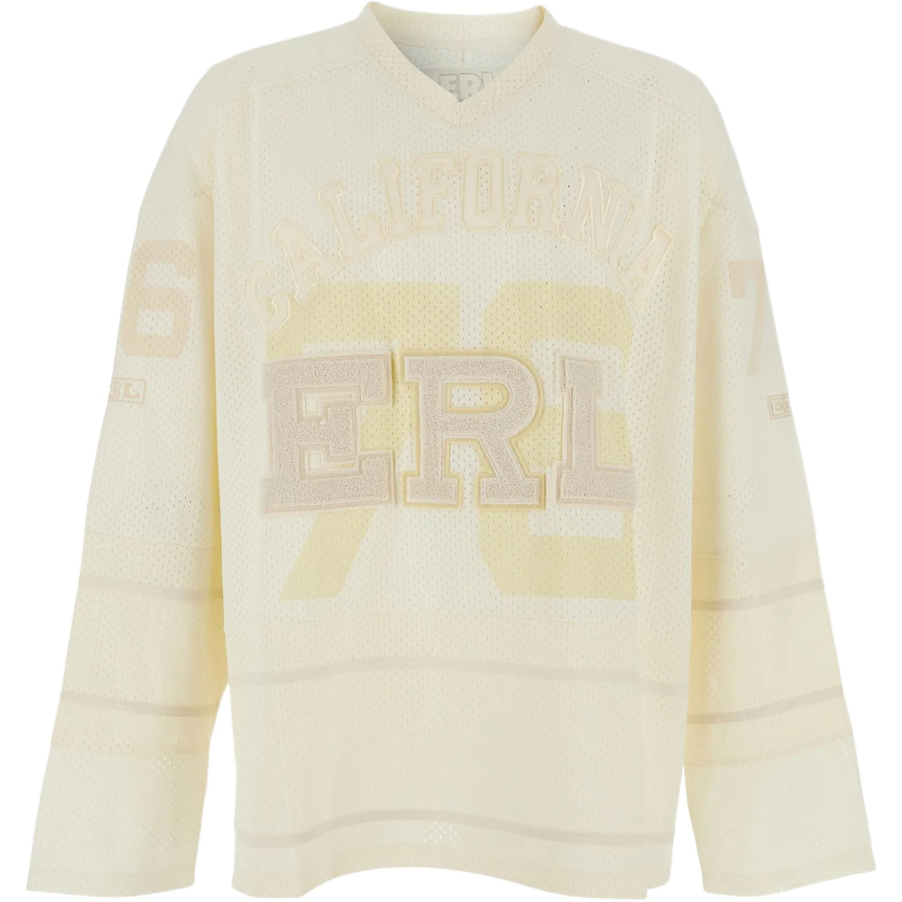 

Хоккейная толстовка с логотипом ERL, экрю