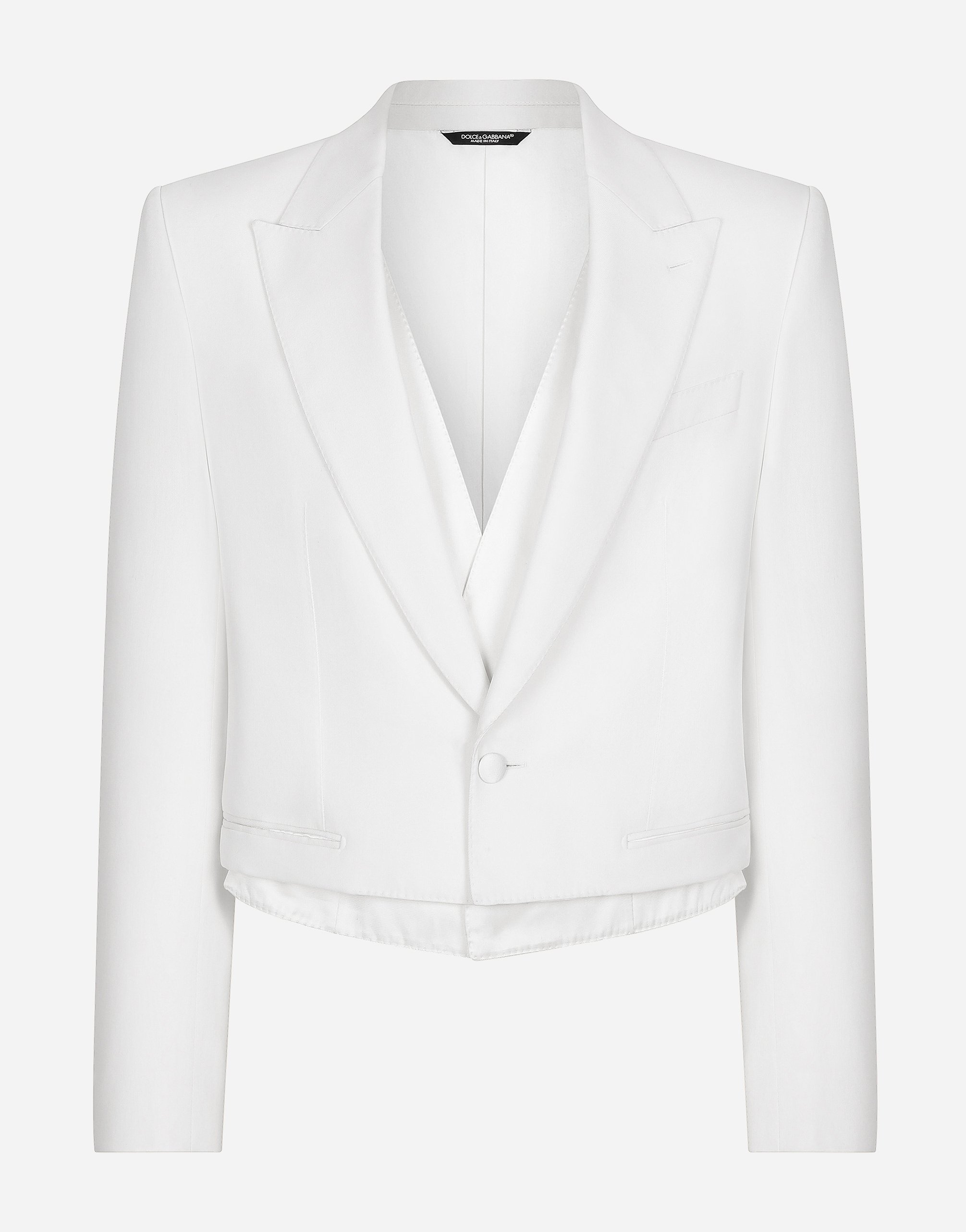 

Однобортный пиджак силуэта «сицилия» с имитацией жилета Dolce & Gabbana, белый