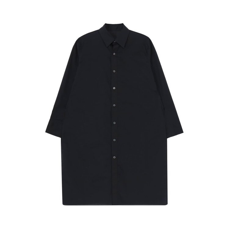 

Блуза Yohji Yamamoto Side Slit Long Blouse, черный
