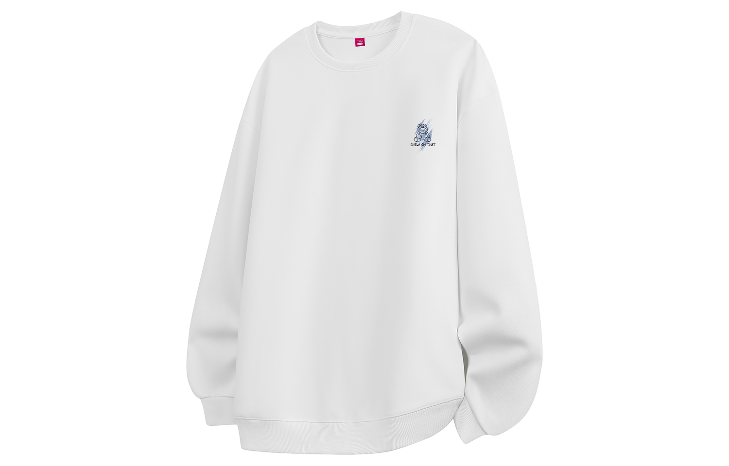 

Свитшоты Unisex Crew Neck Moderate Heavyweight Disney, белый fleece-lined