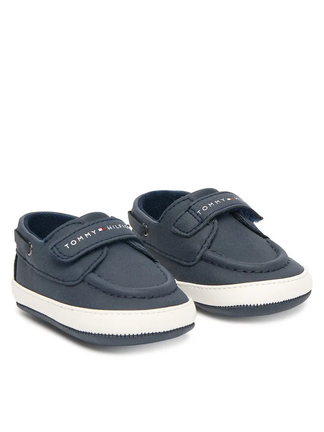 Tommy Hilfiger Низкие туфли на липучках T0B9-34331-0700 темно-синие — фото 2