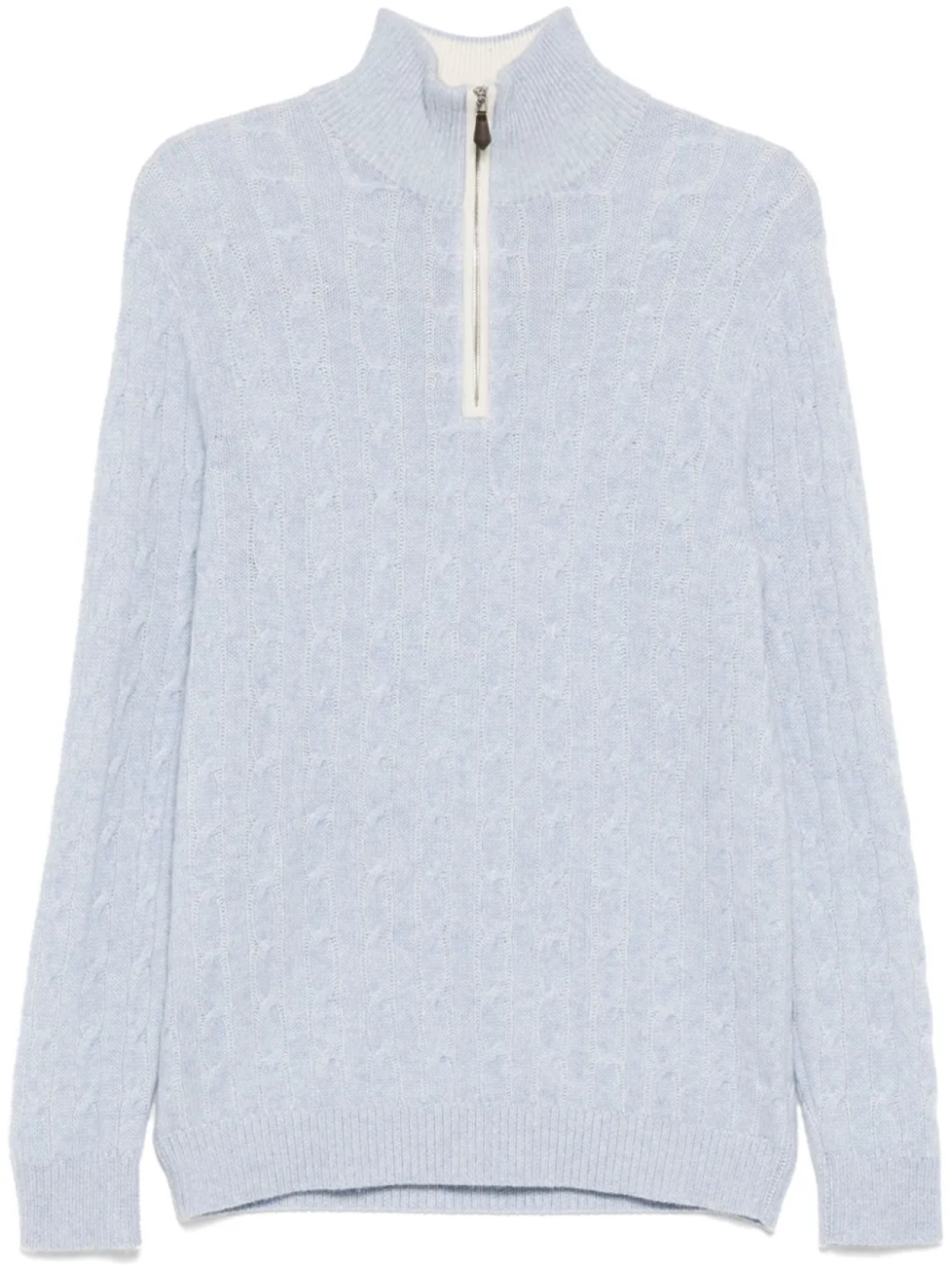 

Свитер Two Tone Cable 1/2 Zip N.Peal, синий