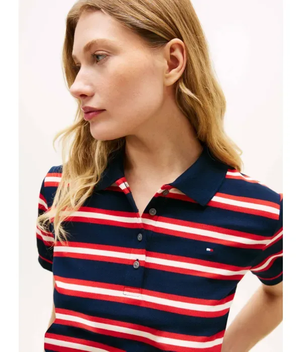 Поло TH 1985 regular fit Tommy Hilfiger, темно-синий — фото 4