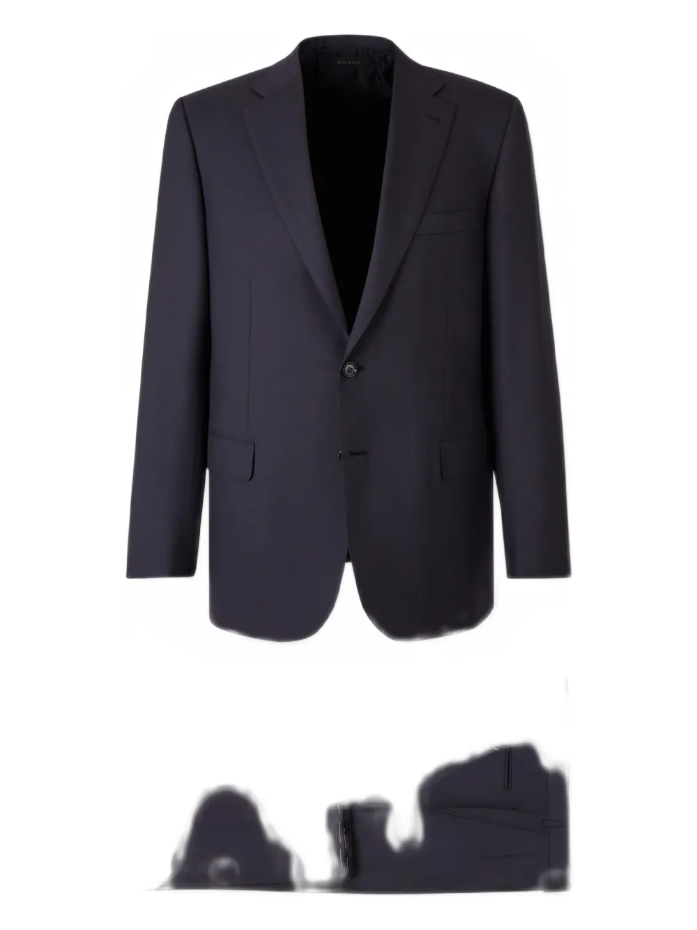 

Однобортный костюм Brioni, синий