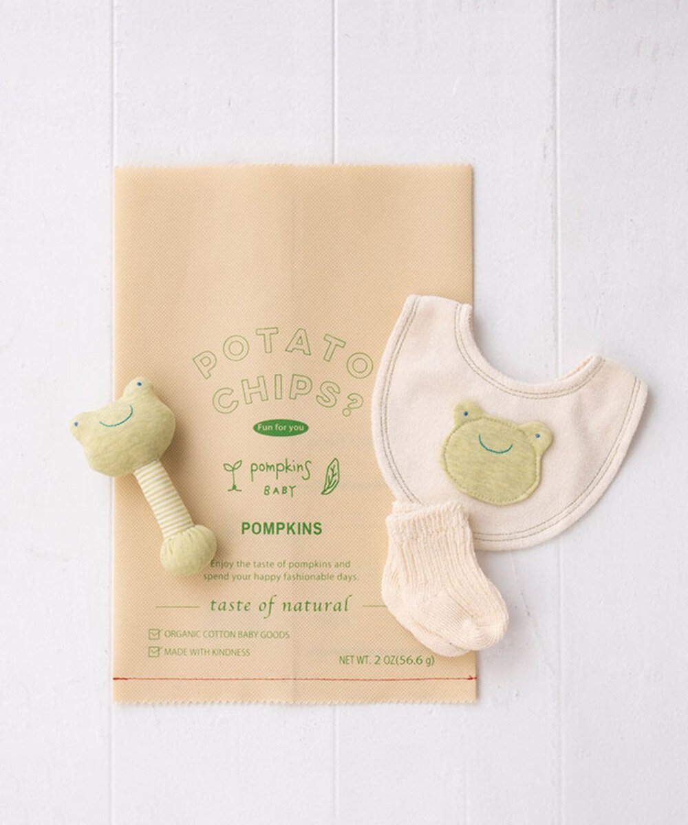 Подарочный набор детских картофельных чипсов POMPKINS BABY, чипсы среднего размера. Backyard Family, Frog Chips