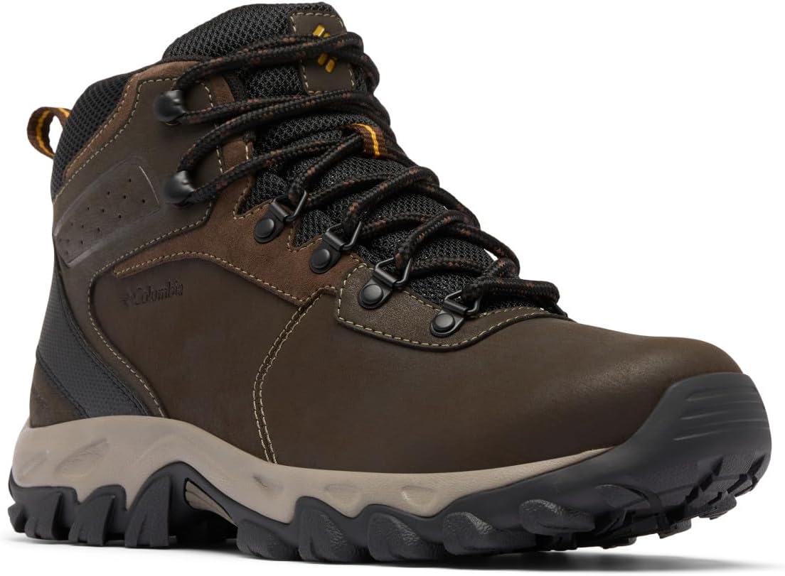 

Columbia мужские треккинговые ботинки Newton Ridge Plus II Waterproof, Cordovan/Squash