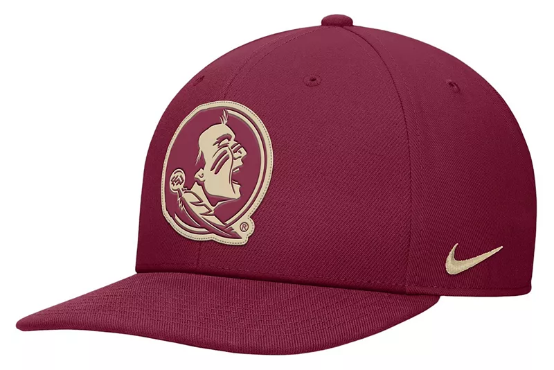 

Мужская регулируемая шляпа с плоскими полями Nike Florida State Seminoles Garnet Pro