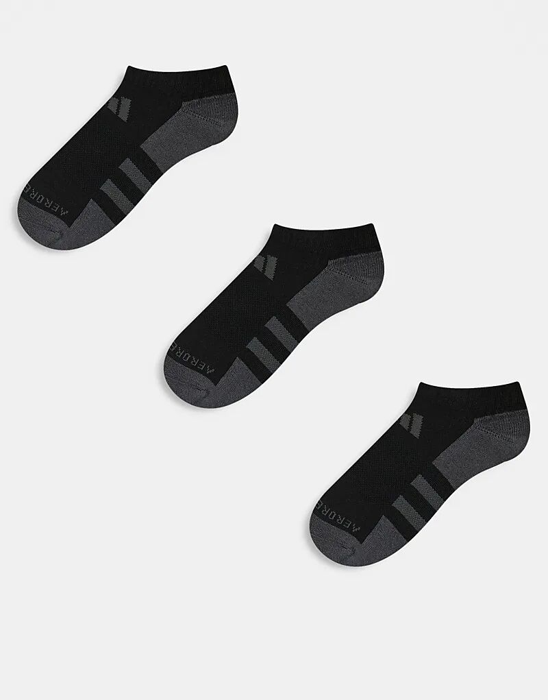 

Носки adidas Running, 3 пары, черный цвет adidas performance