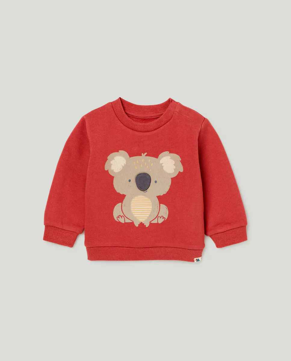 

Закрытый свитшот в стиле фэнтези для мальчика Baby El Corte Inglés, красный