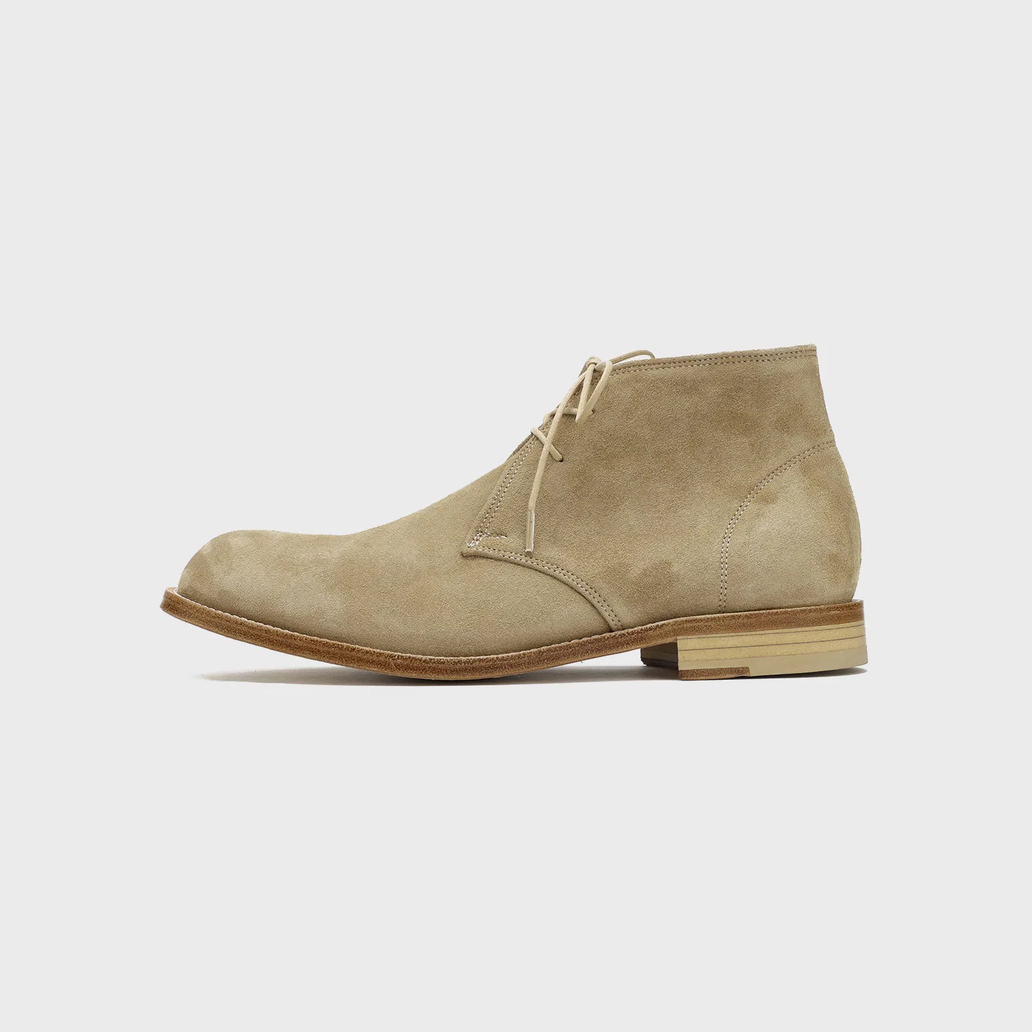 Мужские замшевые чакка-бутсы 2700 Ash Beige Suede от Firenze.A — фото 3