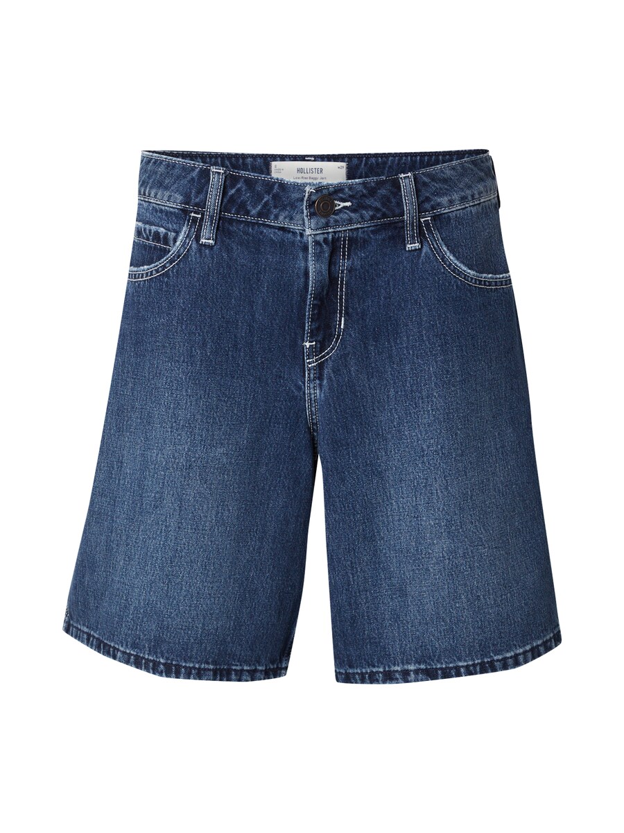 

Джинсы с широкими штанинами HOLLISTER, синий деним