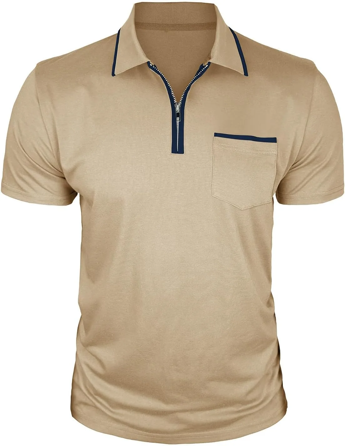 

Футболка-поло мужская 2026, короткий рукав, casual, цветной блок, slim fit, для гольфа, спортивная, с карманом