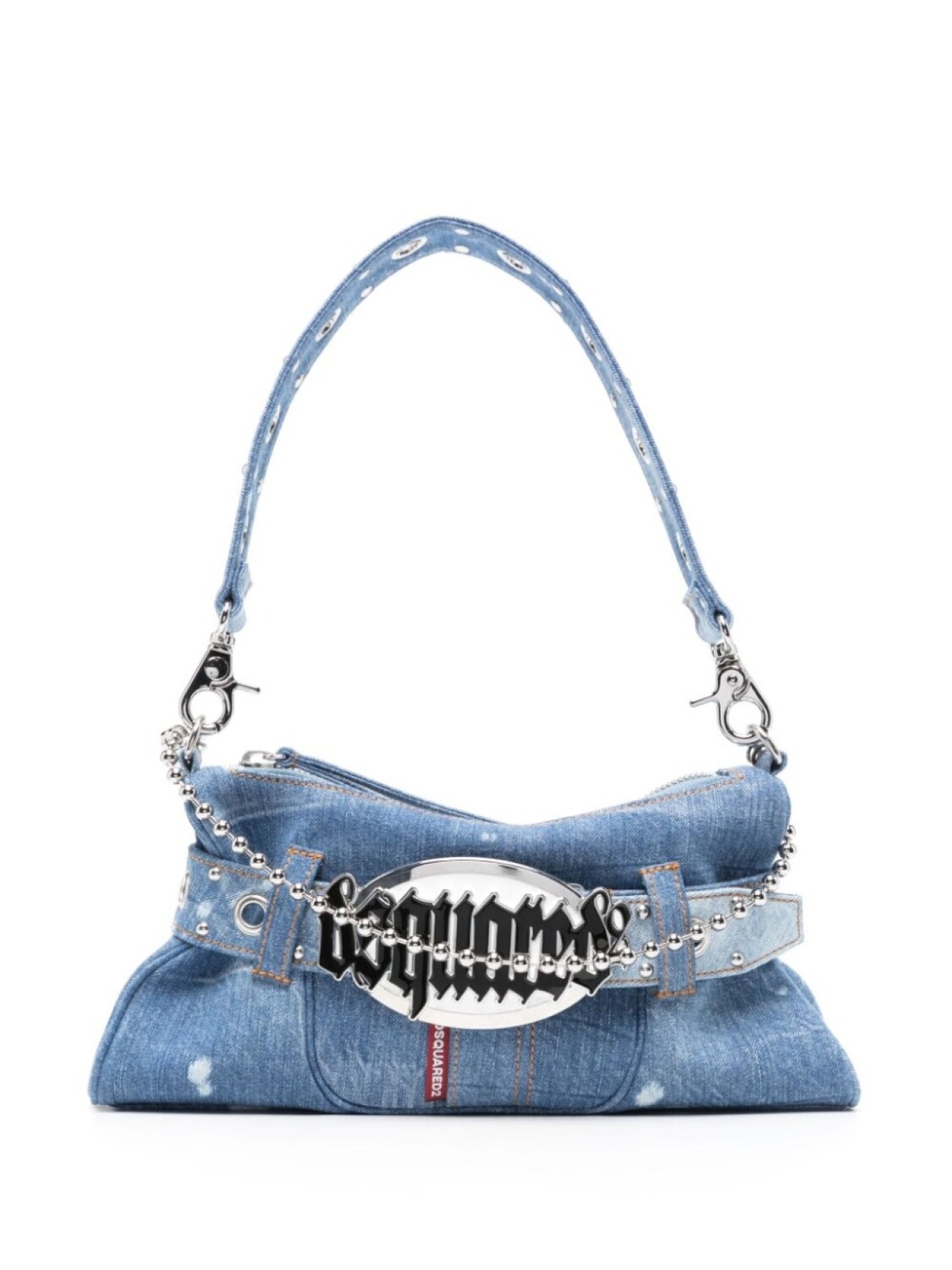 

Dsquared2 джинсовая сумка Gothic с логотипом, синий