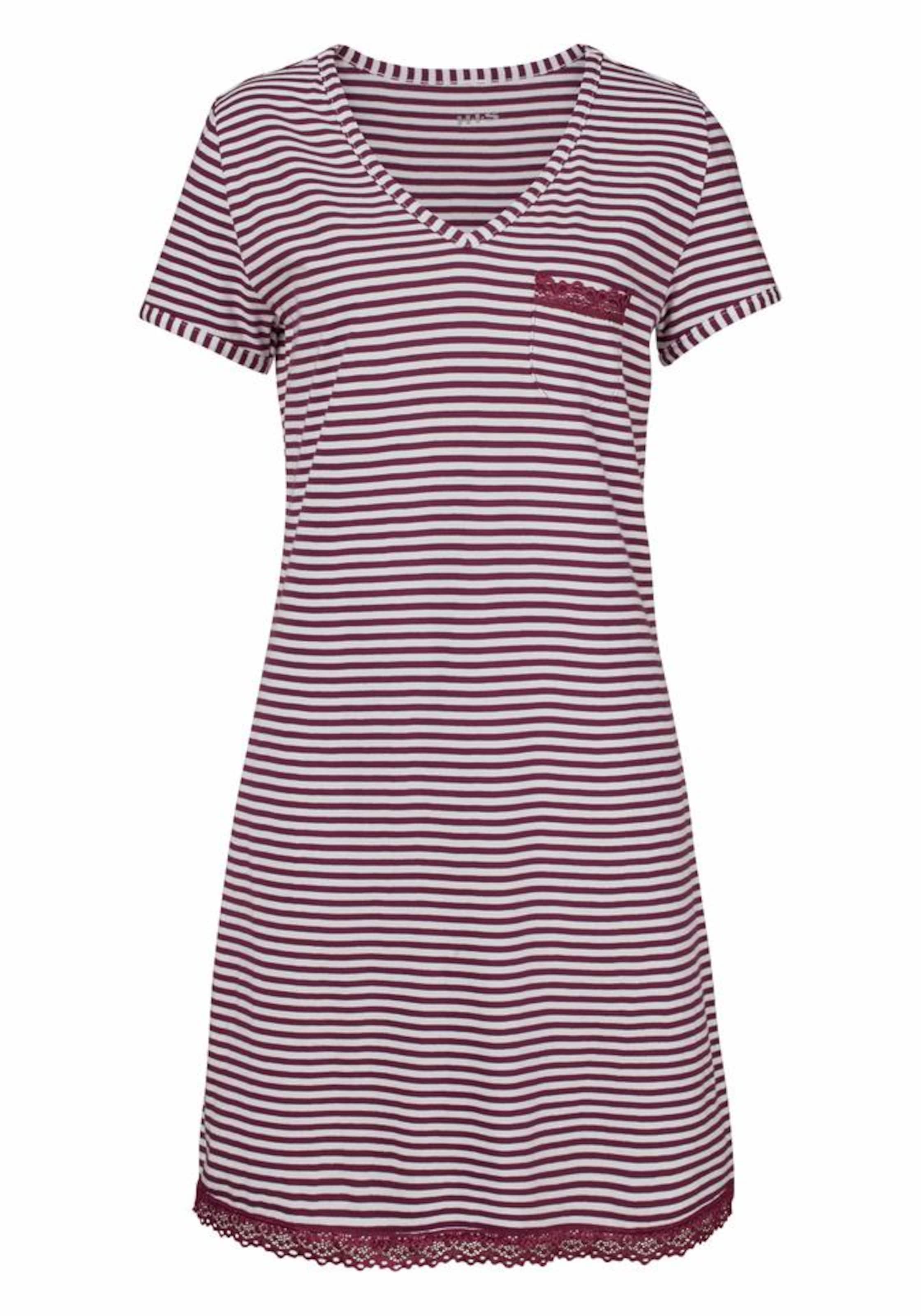 

H.I.S Ночная сорочка в цвете бордо