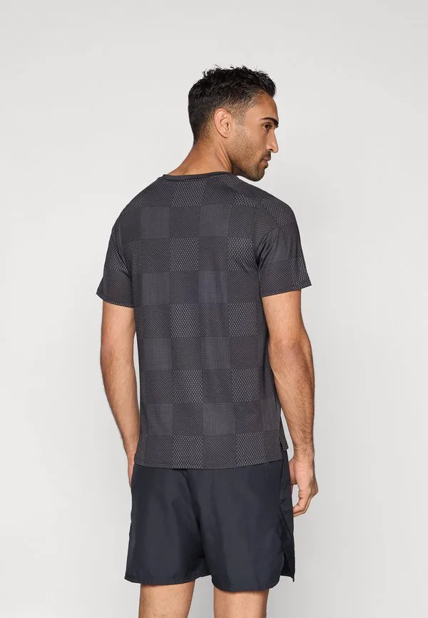Спортивная футболка nikecourt advantage с принтом на верхней части Nike Performance, Black/White — фото 3