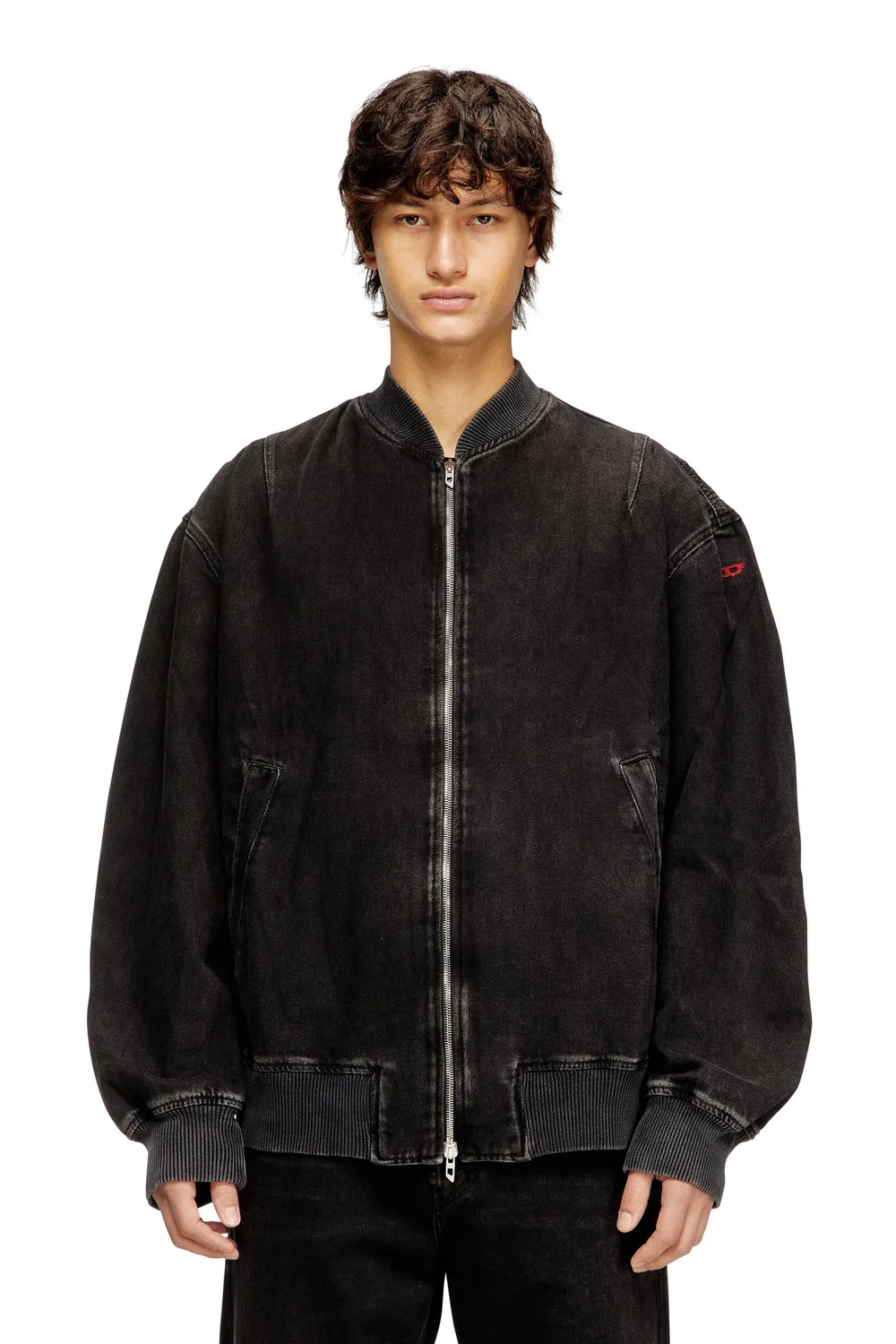 Мужская джинсовая куртка D-VINZ JACKET Diesel, black