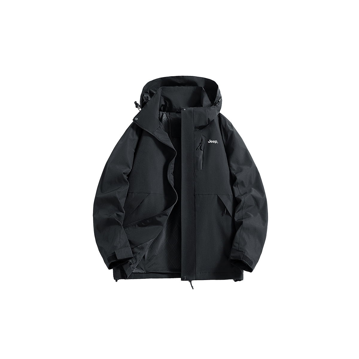 

Jeep Куртка из коллекции Leisure Unisex, Phantom Black Single Windbreaker Jacket