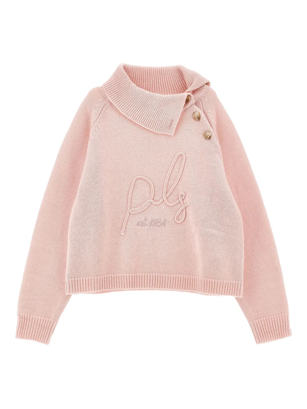 

Свитер с вышитым логотипом Philosophy Di Lorenzo Serafini Kids, розовый