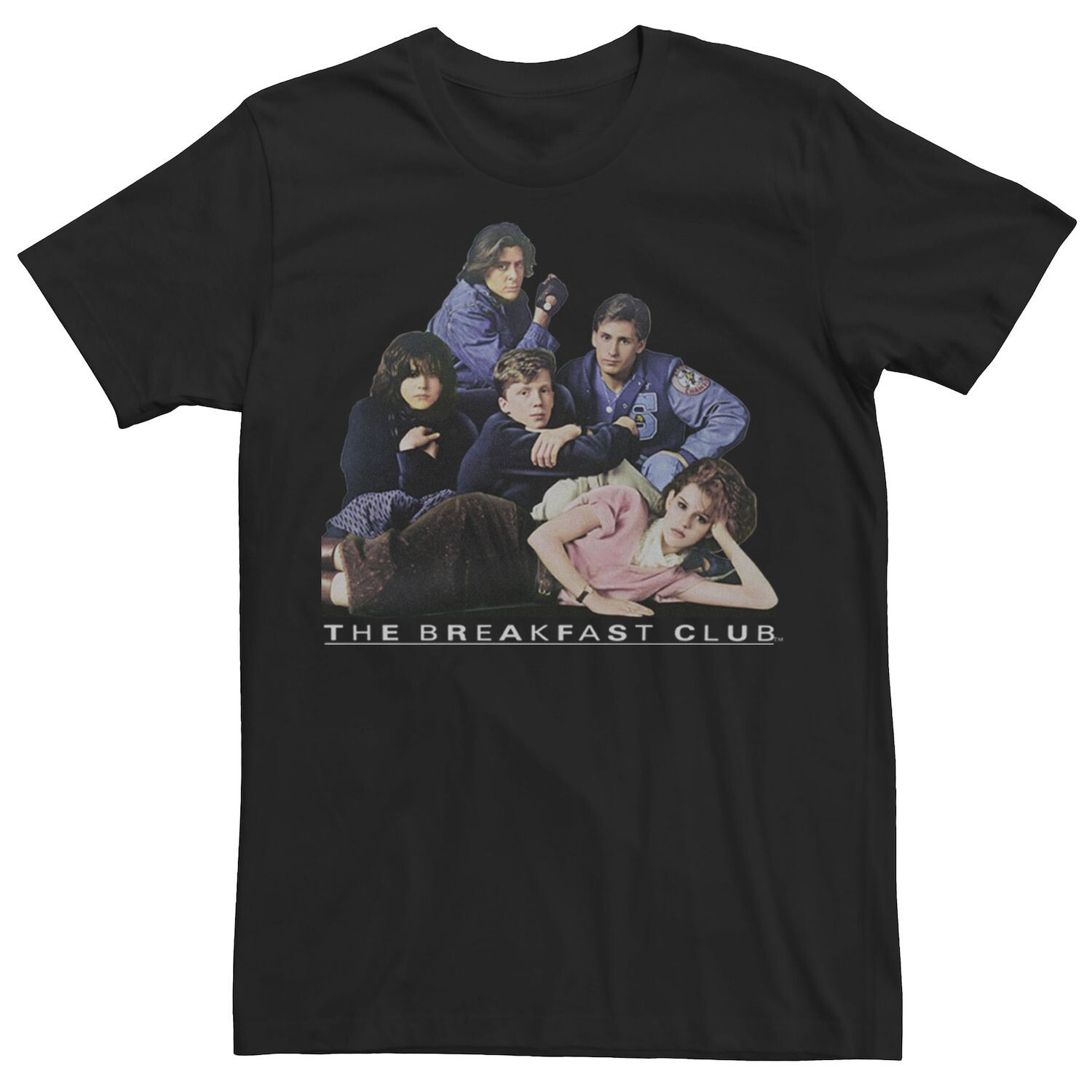 

Мужская футболка Breakfast Club Group Portrait с логотипом фильма Licensed Character