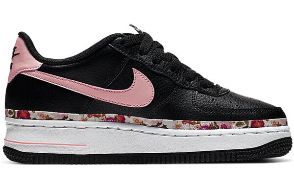 Кроссовки air force 1 винтажные цветочные Nike, черный — фото 2