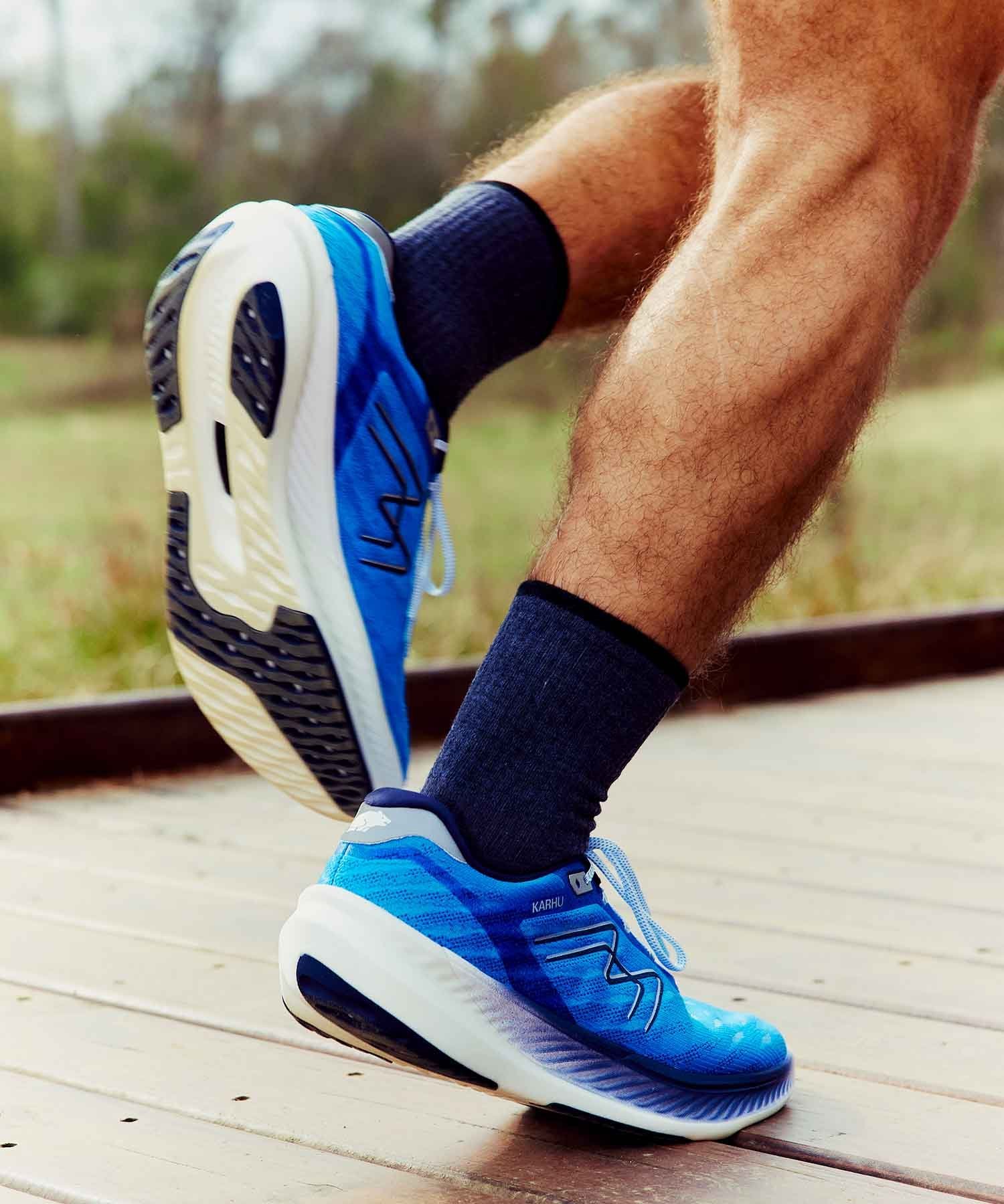Мужские кроссовки KARHU Fusion 4.0 для бега, Ibiza Blue/Mood Indigo — фото 2