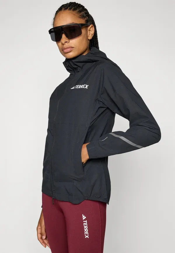 Куртка Adidas Terrex Xperior 2 5 layer light climaproof waterproof jacket, черный — фото 4