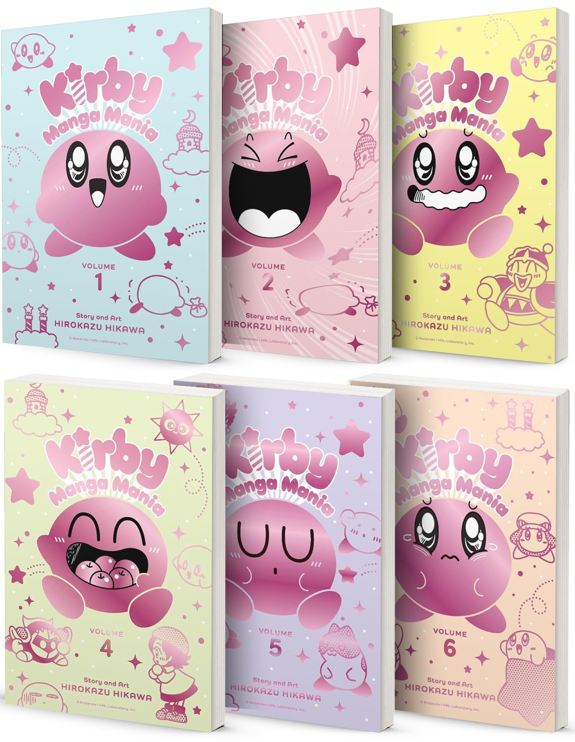 

Kirby Manga Mania 6-book Collection Set Vol 1-6 by Hirokazu Hikawa (Viz Media)
