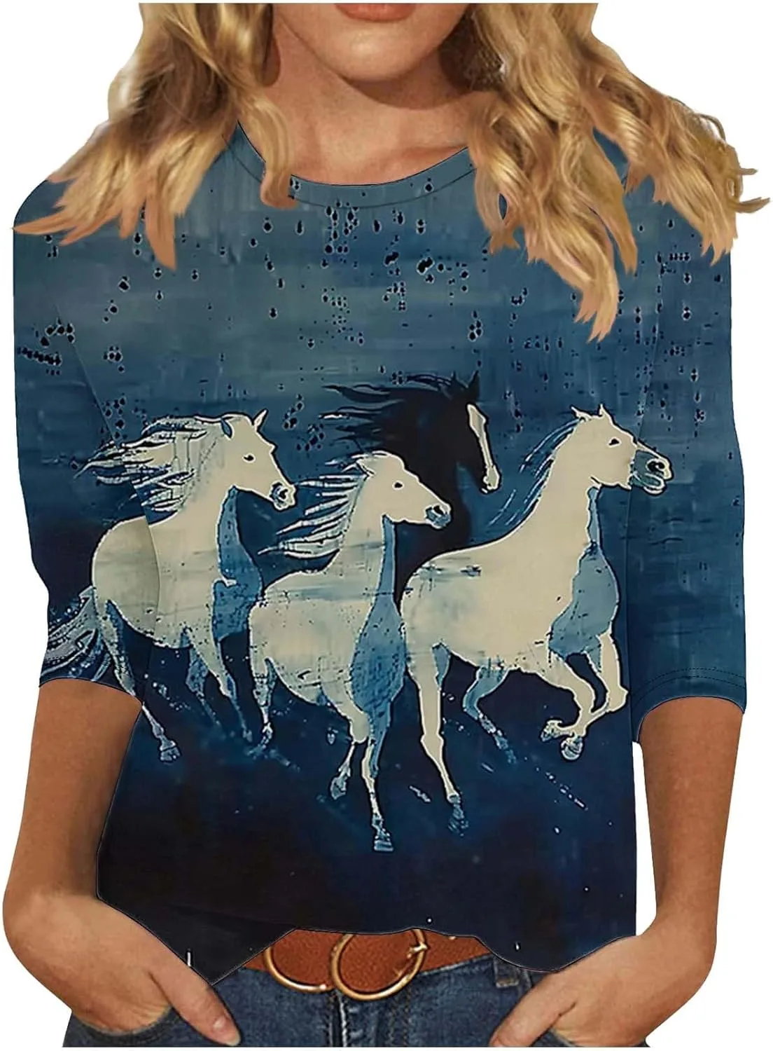 

Футболка Vintage Horse Lover для любителей верховой езды txxeoss