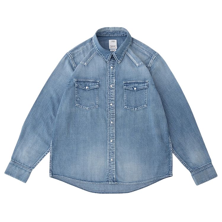 

Рубашка Visvim Social Sculpture Shirt 'Indigo', синий