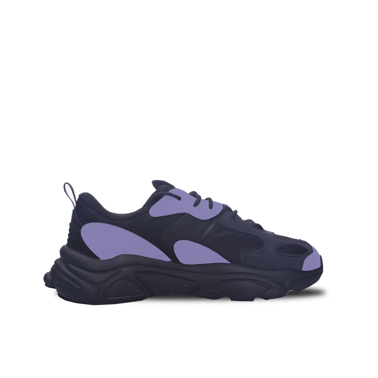 FILA Мужские повседневные кроссовки Mars 2 Abrasion Resistant Low top черные фиолетовые — фото 3