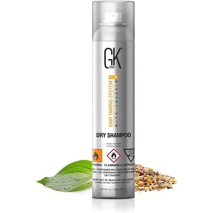 

GK HAIR Безводный ночной сухой шампунь для ухода за волосами Система укрощения волос Спрей без остатков 7 жидких унций 332 мл для тонких, жирных волос всех типов Удаляет шелушащуюся перхоть Излишки масла Без сульфатов и парабенов для женщин и му...